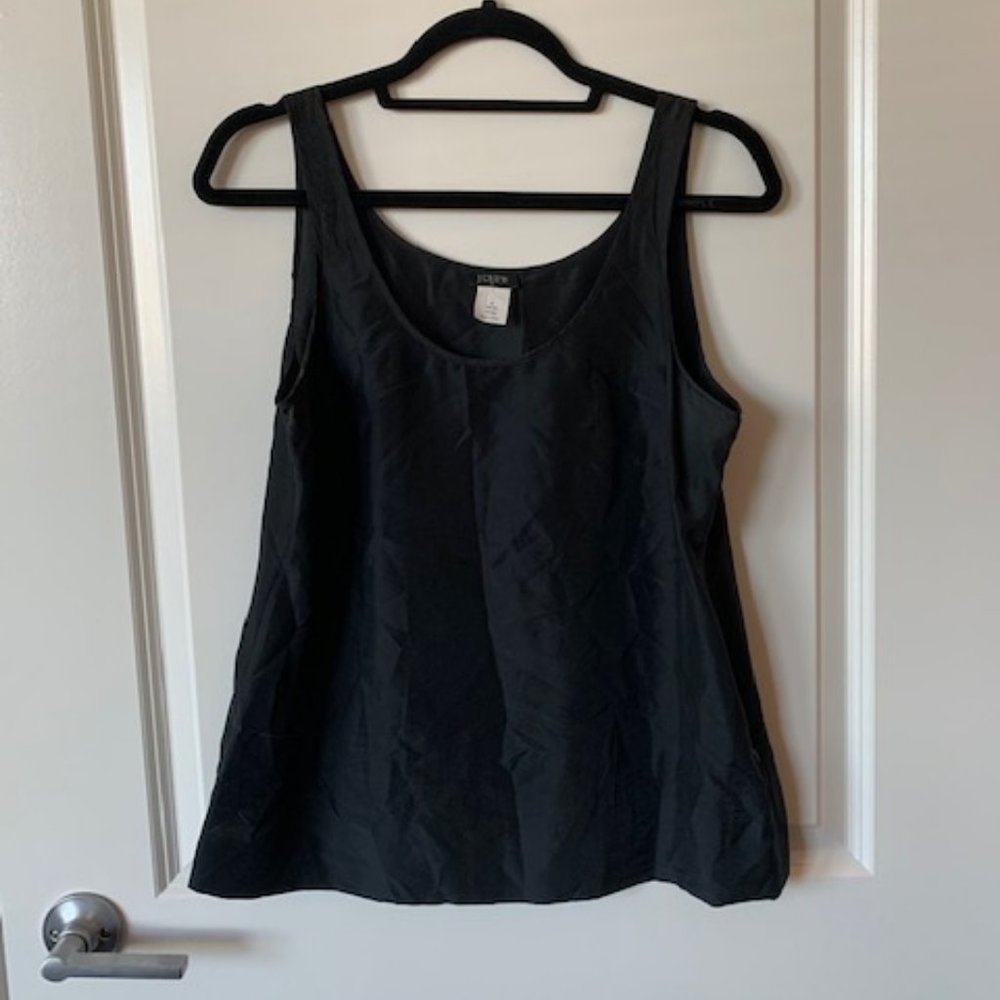 Jcrew Silk Sleeveless Tank